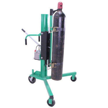 Valley Craft Drum Industrial Lift & Transporter - Cylinder Connection, 800 lb. Capacity, used w/ 9-18